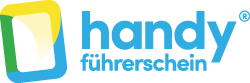 Handy Führerschein - Logo mit Symbol - buntes Handy